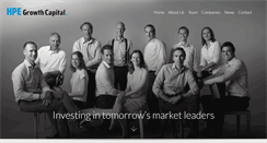 Desktop Screenshot of hpegrowthcapital.com